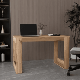 Lacey Rectangle Computer Desk Smokey Oak