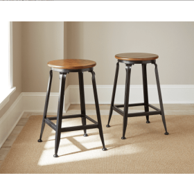 Adele - Counter Stool Dark Brown