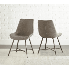 Ramona - PU Side Chair Brown