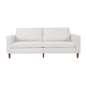 Beige Linen Sofa