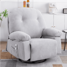 Modern Display Recliner Rotating Massage Rocking Chair With Heating