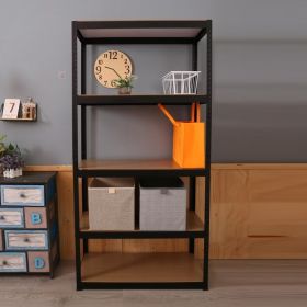 Metal And Wood Storage Shelves