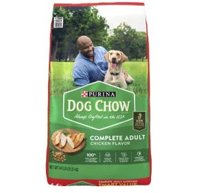 Purina Dog Chow Complete, Dry Dog Food for Adult Dogs High Protein, Real Chicken, 44 lb Bag