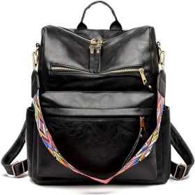 PU Leather Backpack Purse For Women Convertible Ladies Fashion Casual Large School Shoulder Bags