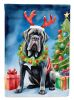 Neapolitan Mastiff Christmas Reindeer Garden Flag Mailbox Flag Decorative Yard Flag Banner Outside Patio Artwork Yard Flower Beds, Garden Size