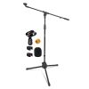 5 Core Tripod Mic Stand Floor Adjustable 18 to 72 Inches Heavy Duty Boom Arm Holder Microphone Stands Pedestal Para Microfono for Singing - MS 080