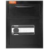 VEVOR 1.7 Cub Depository Safe, Deposit Safe with Drop Slot, Electronic Code Lock and 2 Emergency Keys