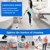 10 in 1 Electric Spin Scrubber, Cordless Scrubber with Adjustable Extension Arm, 2 Speed 10 Replaceable Cleaning Heads, LED display