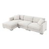 [VIDEO provided][New] 96*56" Modern Cloud Sectional Sofa,L-shaped Luxury Couch Set with 2 Free pillows