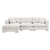 [VIDEO provided][New] 96*56" Modern Cloud Sectional Sofa,L-shaped Luxury Couch Set with 2 Free pillows