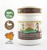 Pride Of India - Herbal Henna & Indigo Mix Hair Color Powder w/Gloves - Natural Brown, Half Pound (120 Grams)