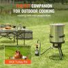 VEVOR Turkey Deep Fryer, 30-qt Turkey Fryer Boiler Steamer Cooker Set, Outdoor Aluminum Seafood Frying Pot, 54,000 BTU Burner Propane Gas Boiler