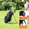 VEVOR Golf Cart Bag with 14 Way Organizer Divider Top, 35' 11 Pockets Premium Cart Bag with Stand