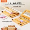 VEVOR Soap Cutter, Cut 1-12 Bars, Precisely and Accurately Cut 1 Inch Bars, Multi Handmade Soap Wire Cutter, Bamboo Soap Slicer With Steel Wire