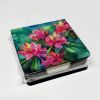 West Virginia Rhododendrons in Watercolor PU Leather Note Paper Holder with Artist-Designed Cover, Desk Accessory, Office Gift