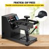 Heat Press 6x3.75Inch Curved Element Hat Press Clamshell Design Heat Press for Hats Rigid Steel Frame No Stick Digital LCD Timer and Temperature Contr