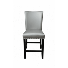 Camila - PU Counter Chair Silver