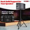 5 Core Speaker Stand Tripod Floor Tall Adjustable Up to 72 Inch DJ Studio Monitor Stands Pole Mount - SS ECO 1PK WOB