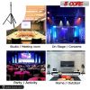 5 Core Speaker Stand Tripod Floor Tall Adjustable Up to 72 Inch DJ Studio Monitor Stands Pole Mount - SS ECO 1PK WOB