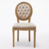 French Style Solid Wood Frame Dining Chair,Set of 2