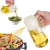 16oz Oil Dispenser Bottle for Kitchen - 2 in 1 Olive Oil Dispenser and Oil Sprayer - 470ml Olive Oil Bottle - Oil Sprayer for Cooking, Kitchen, Salad