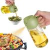 16oz Oil Dispenser Bottle for Kitchen - 2 in 1 Olive Oil Dispenser and Oil Sprayer - 470ml Olive Oil Bottle - Oil Sprayer for Cooking, Kitchen, Salad