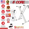 5 CORE Piano Keyboard Stand Double X Style Heavy Duty Adjustable Digital Electric Piano Riser Durable & Sturdy Music Synthesizer Holder Stands For 61