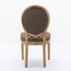 French Style Solid Wood Frame Dining Chair,Set of 2