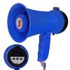 5 Core Megaphone Bullhorn Speaker 15W Mini Battery Power Bull horn w Siren 400 Yard Range - HW 1